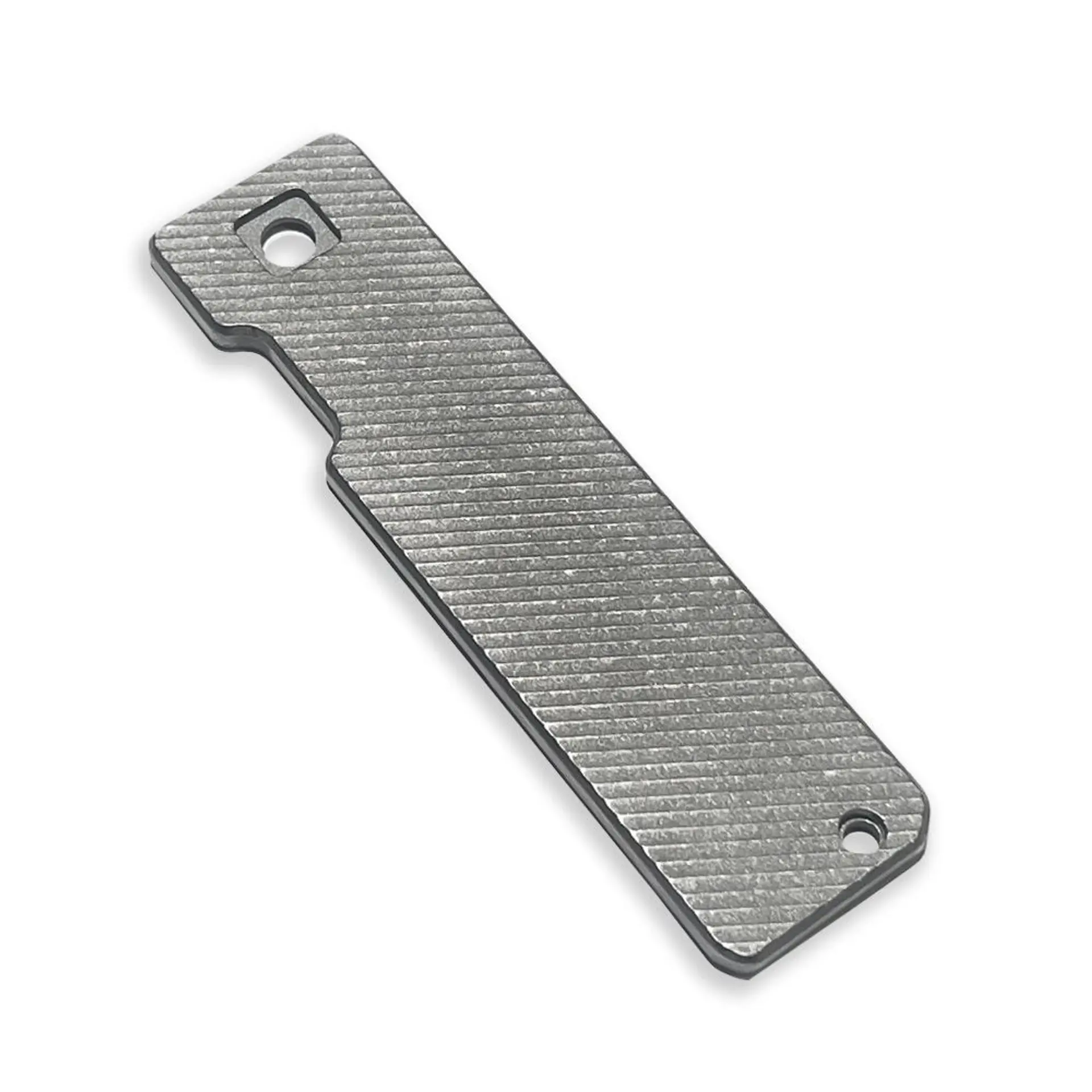 6AL-4V Titanium MICRO SLASH Edition RH Handle Scale (TiRant® RAZOR V3) Custom Milled In USA