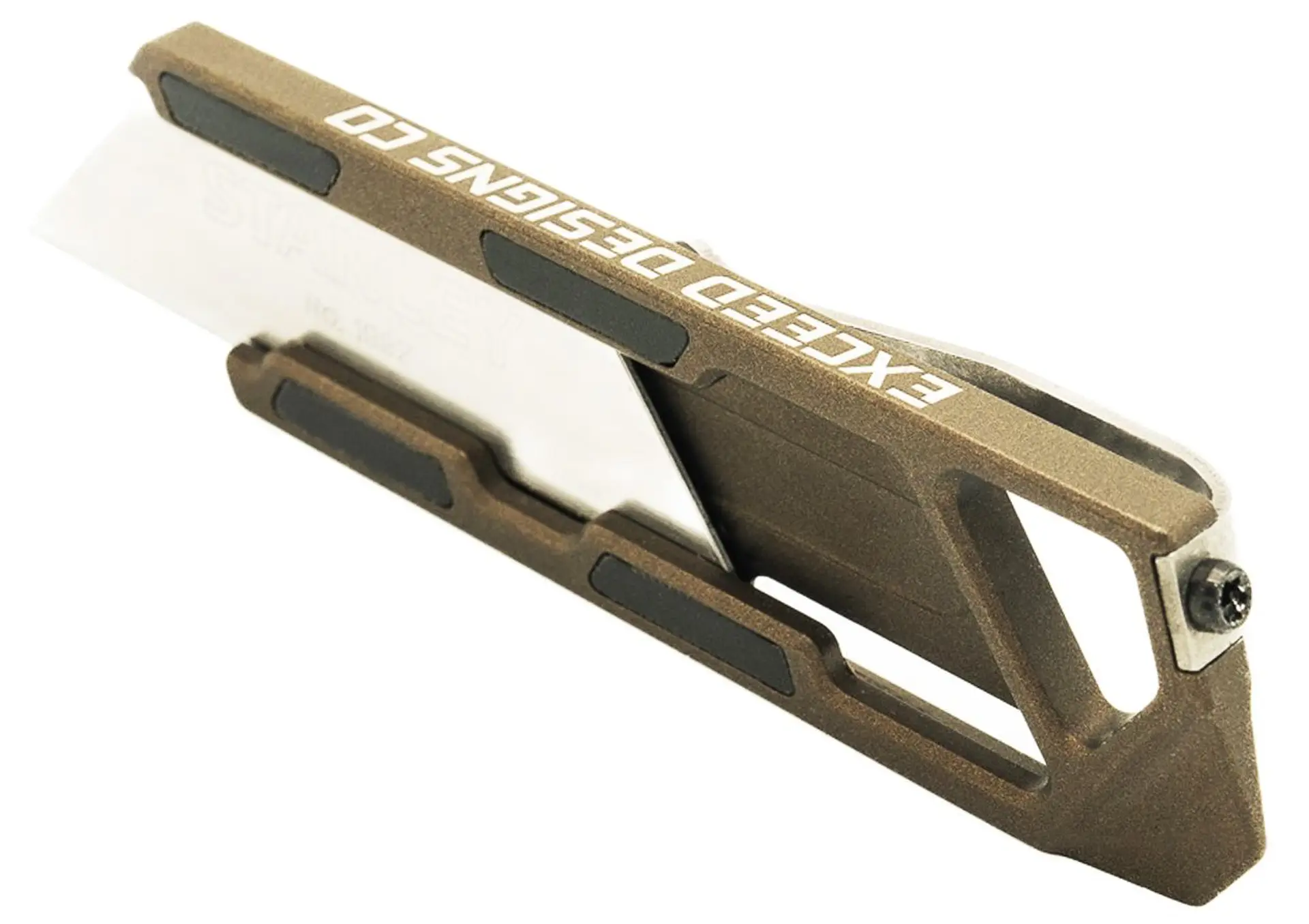 TiRant RAZOR-M 3.0 MagLock Utility Knife (METALLIC TUNGSTEN BRONZE W/BLACK MAGS & STONEWASHED CLIP)