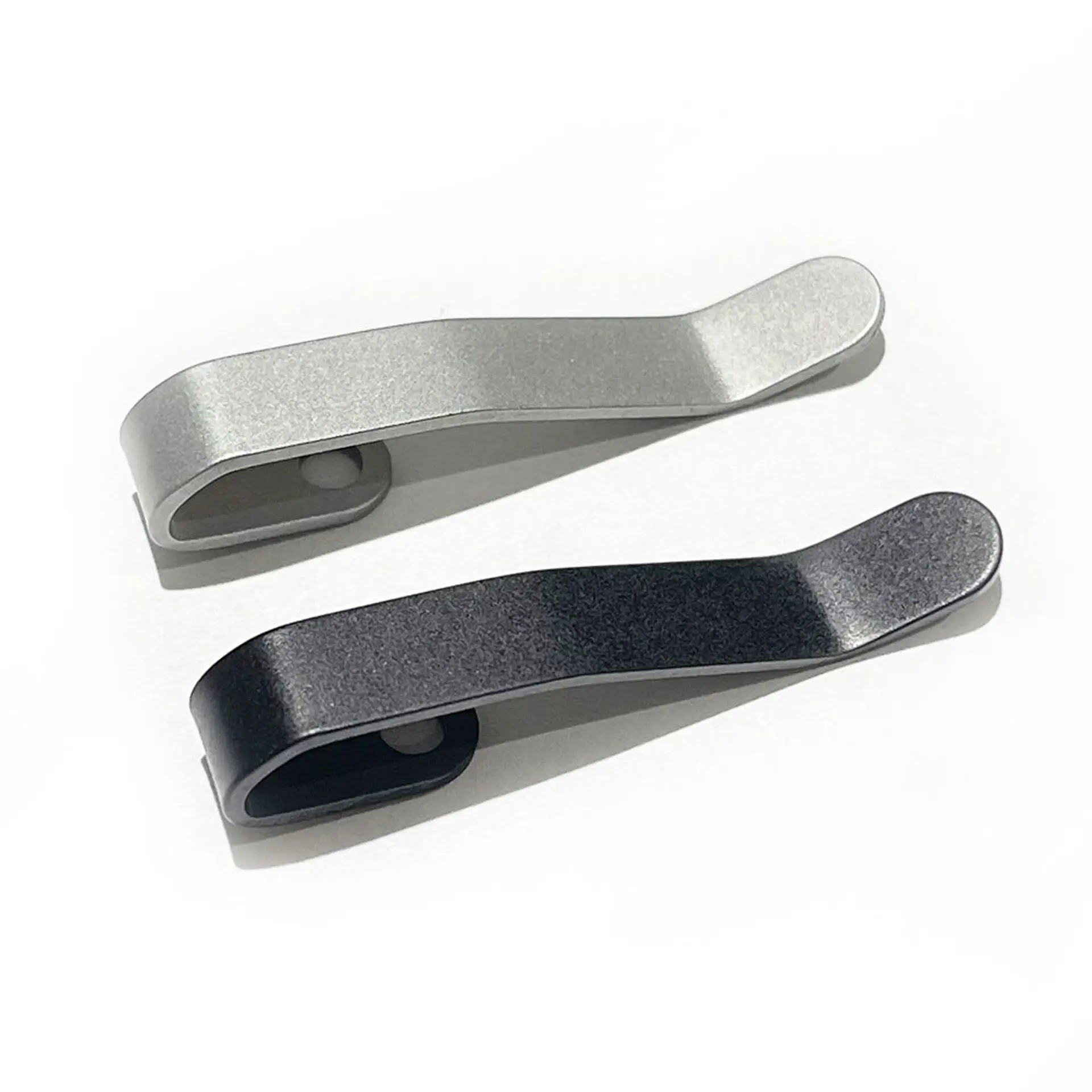 38MM Mini-Clip For TiRant® RAZOR V2/V3 (Black PVD / Silver Stonewash)