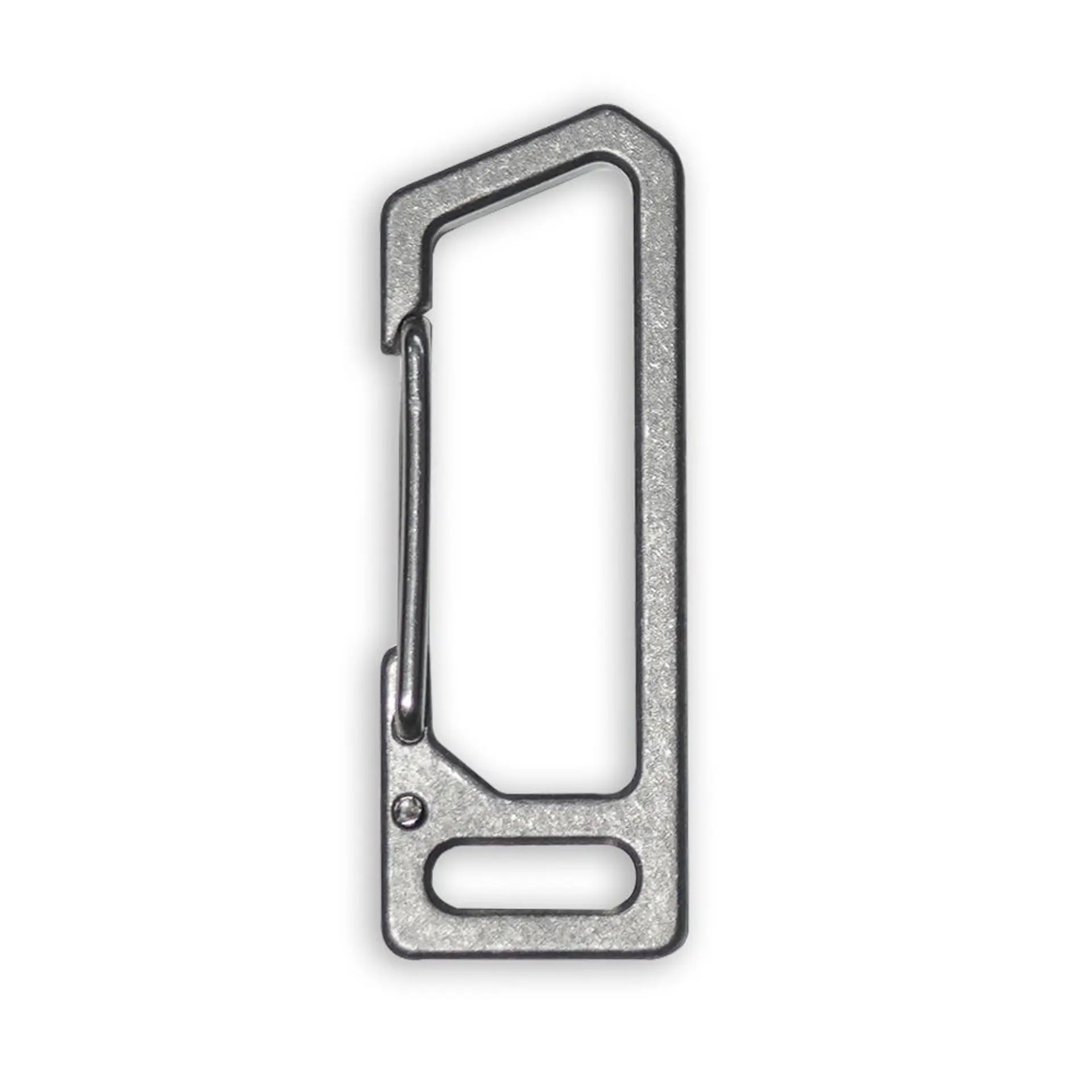 TiRant® LATCH SERIES Mini Titanium Carabiner (Stonewashed)
