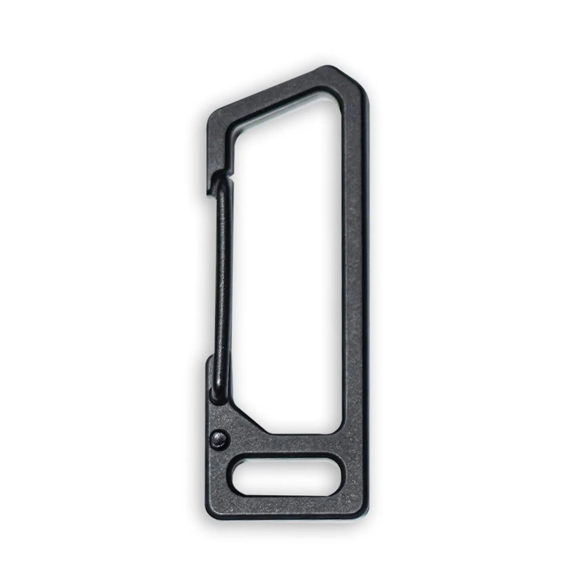 TiRant® LATCH SERIES Mini Titanium Carabiner (Jet-Black)