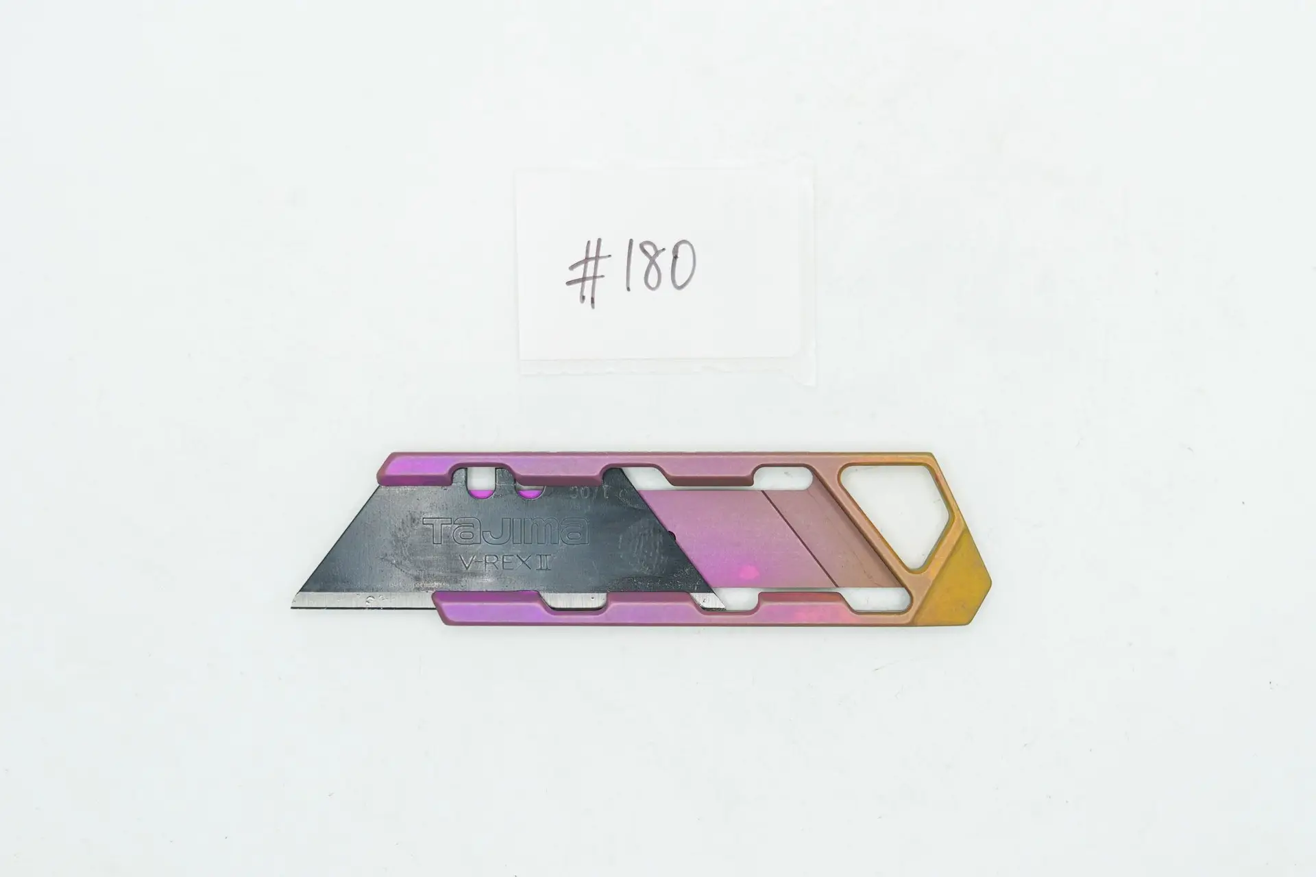 BUILD #180 Condition 9/10 — RARE V1 TiRant RAZOR-M + Custom Fade ANO (See Photo For Exact Final Result) – Minor Blemish, Batch from 2022 – NO Planned Remakes Ever!