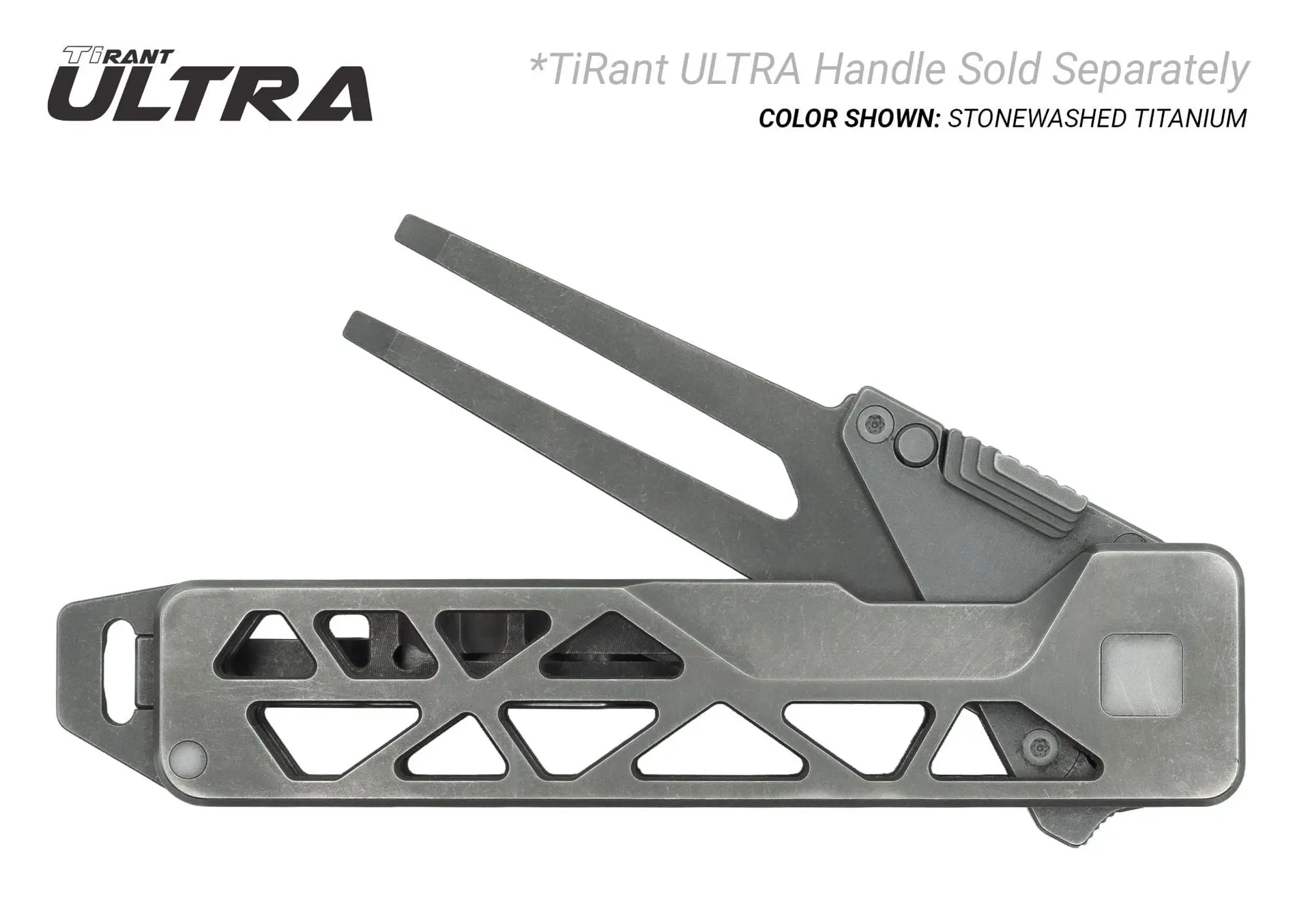 TiRant ULTRA HotSwap™ 1.5MM Premium Titanium Golf Divot Tool (Stonewashed 6AL-4V Titanium)