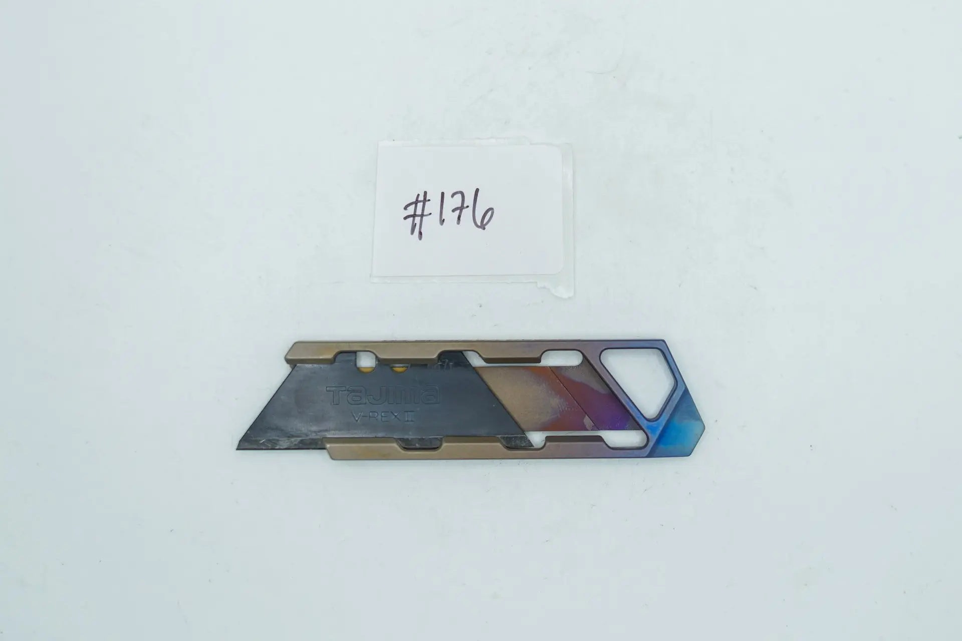 BUILD #176 Condition 9/10 — RARE V1 TiRant RAZOR-M + Custom Fade ANO (See Photo For Exact Final Result) – Minor Blemish, Batch from 2022 – NO Planned Remakes Ever!
