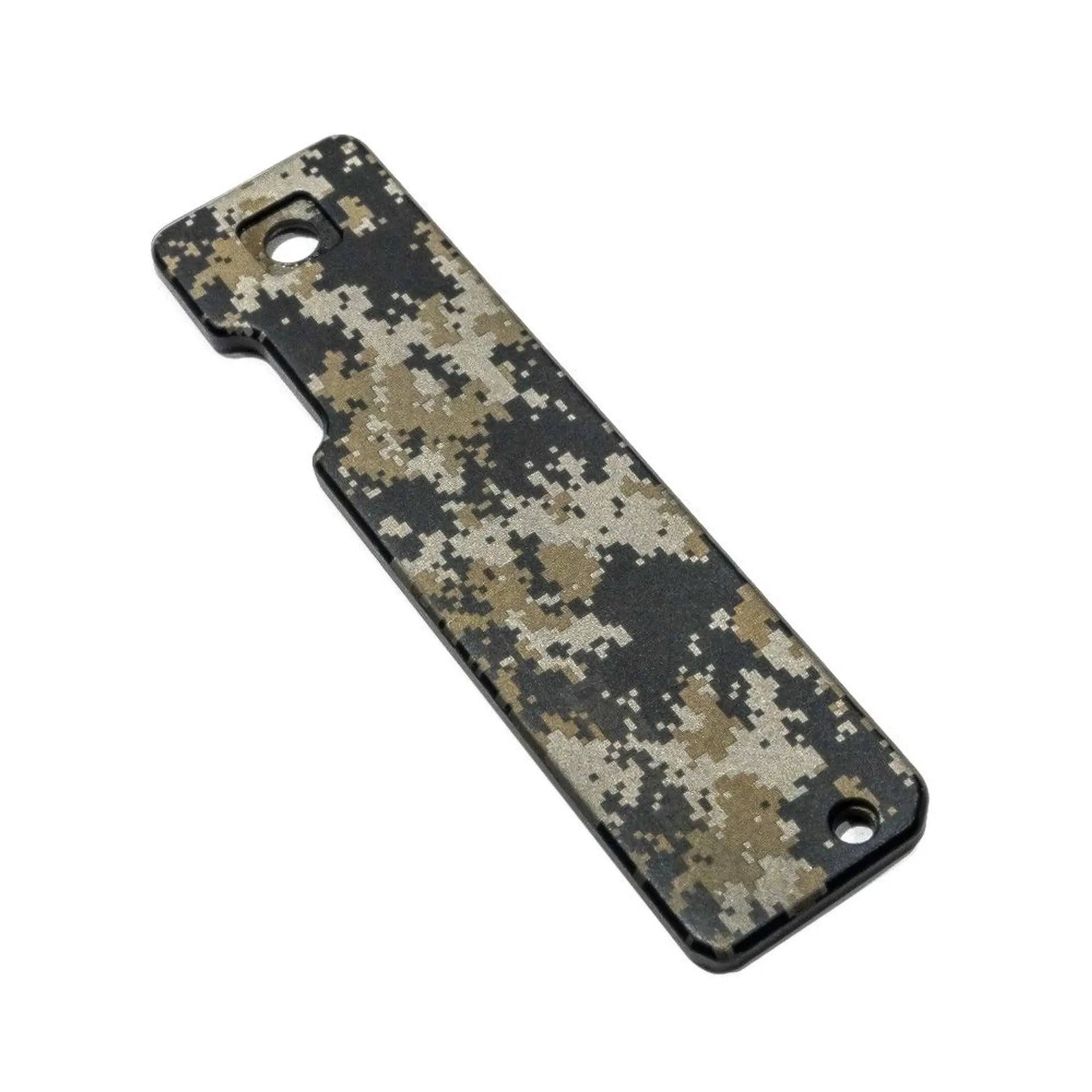 Jet-Black PVD 6AL-4V Titanium DIGITAL CAMO ANO RH Handle Scale (TiRant® RAZOR V3) Custom Laser In USA