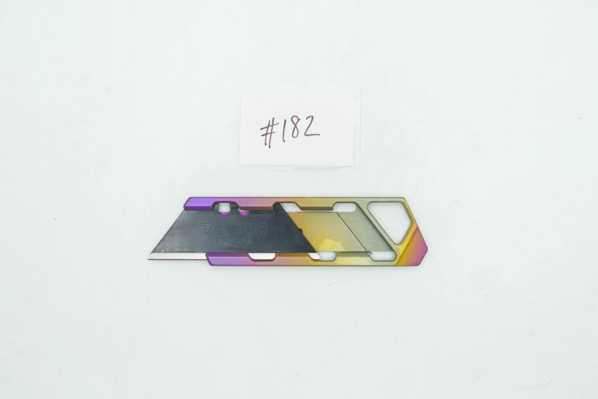 BUILD #182 Condition 9/10 — RARE V1 TiRant RAZOR-M + Custom Fade ANO (See Photo For Exact Final Result) – Minor Blemish, Batch from 2022 – NO Planned Remakes Ever!