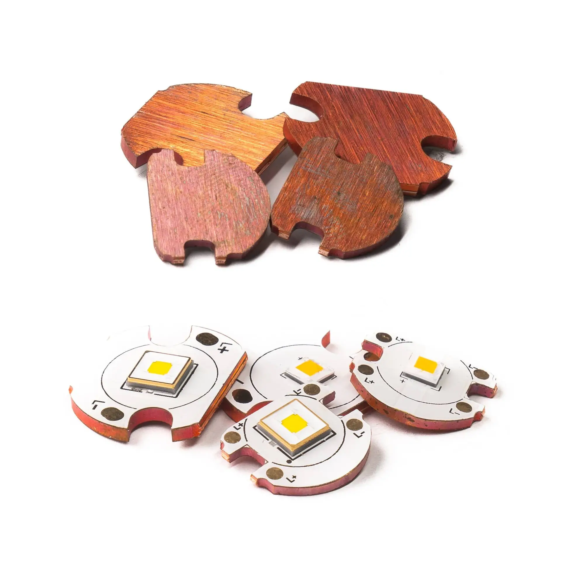 Replacement Copper-Core LED Circuit Board (R4 or R8 W/Custom Options) **ONLY For Professional DIY Flashlight Mechanics**