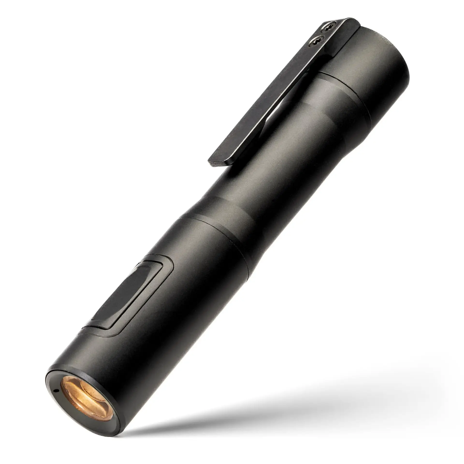 RAMPANT™ R4 EDC Flashlight (Jet-Black Aluminum + Titanium Clip) 1100+ LUMENS SFT40