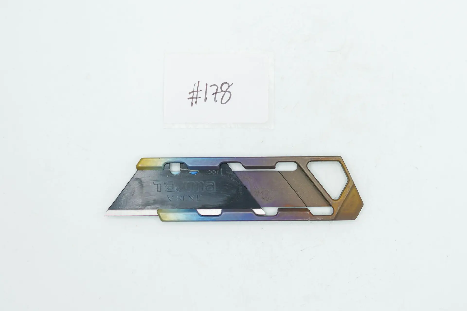 BUILD #178 Condition 9/10 — RARE V1 TiRant RAZOR-M + Custom Fade ANO (See Photo For Exact Final Result) – Minor Blemish, Batch from 2022 – NO Planned Remakes Ever!