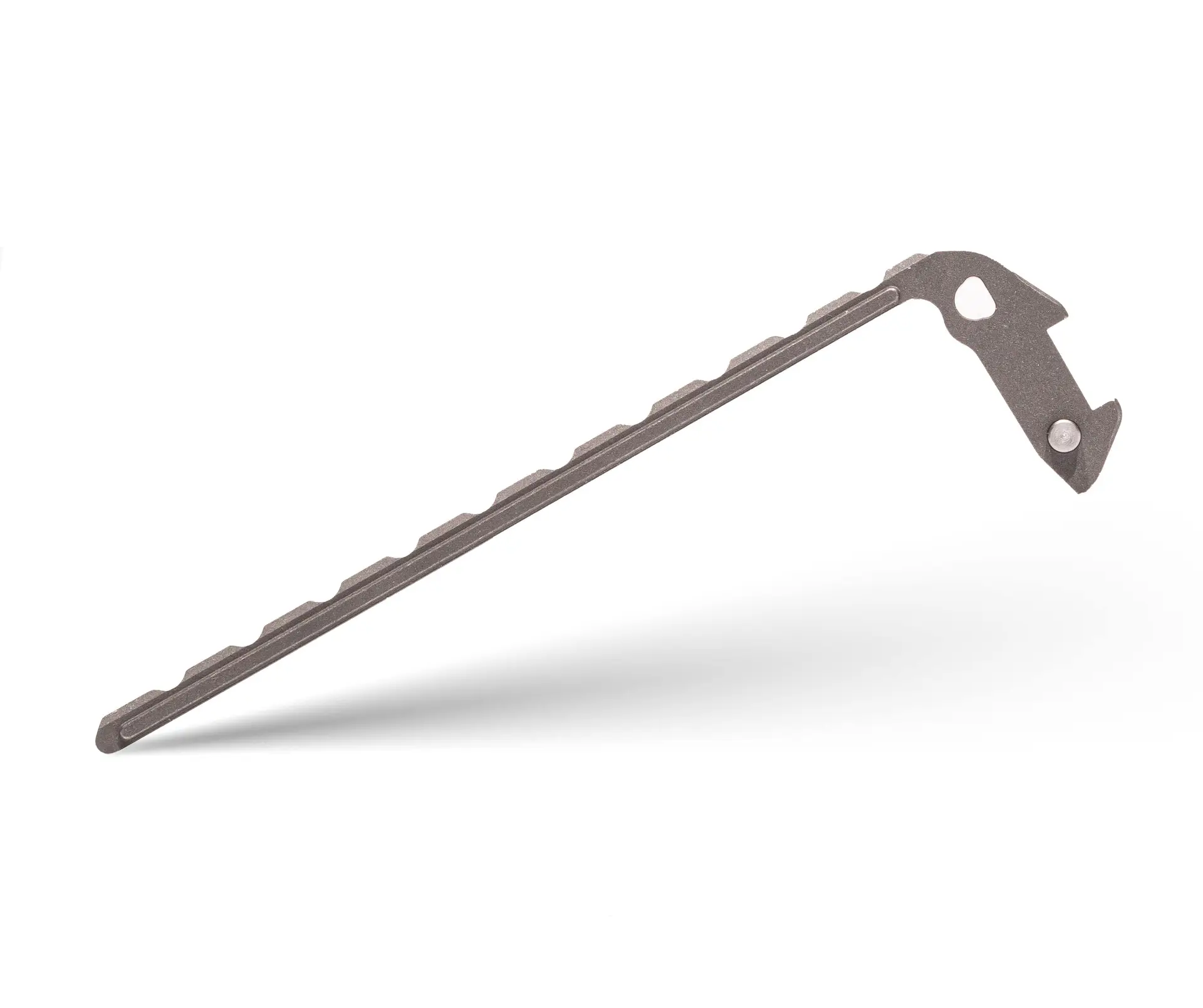 TiRant ULTRA Full-Length FRAG MILLED ‘Integral-Like’ Back Spacer (Stonewashed 6AL-4V Titanium)