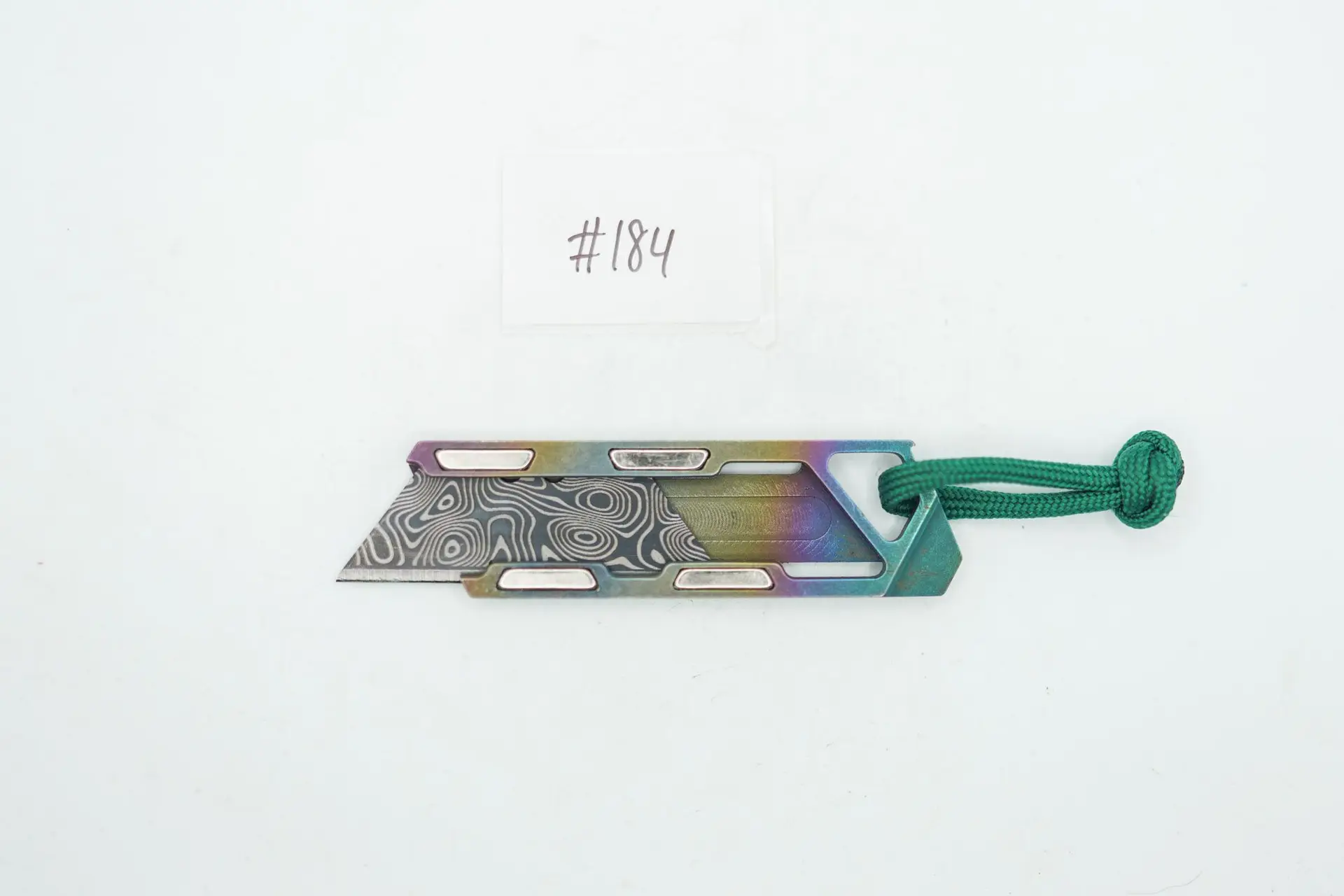 BUILD #184 Condition 8/10 — TiRant RAZOR-M MacLock Edition 2.0 + Custom Fade ANO (See Photo For Exact Final Result) – No Clip, Batch #1 Prototype Sample From ToolRoom