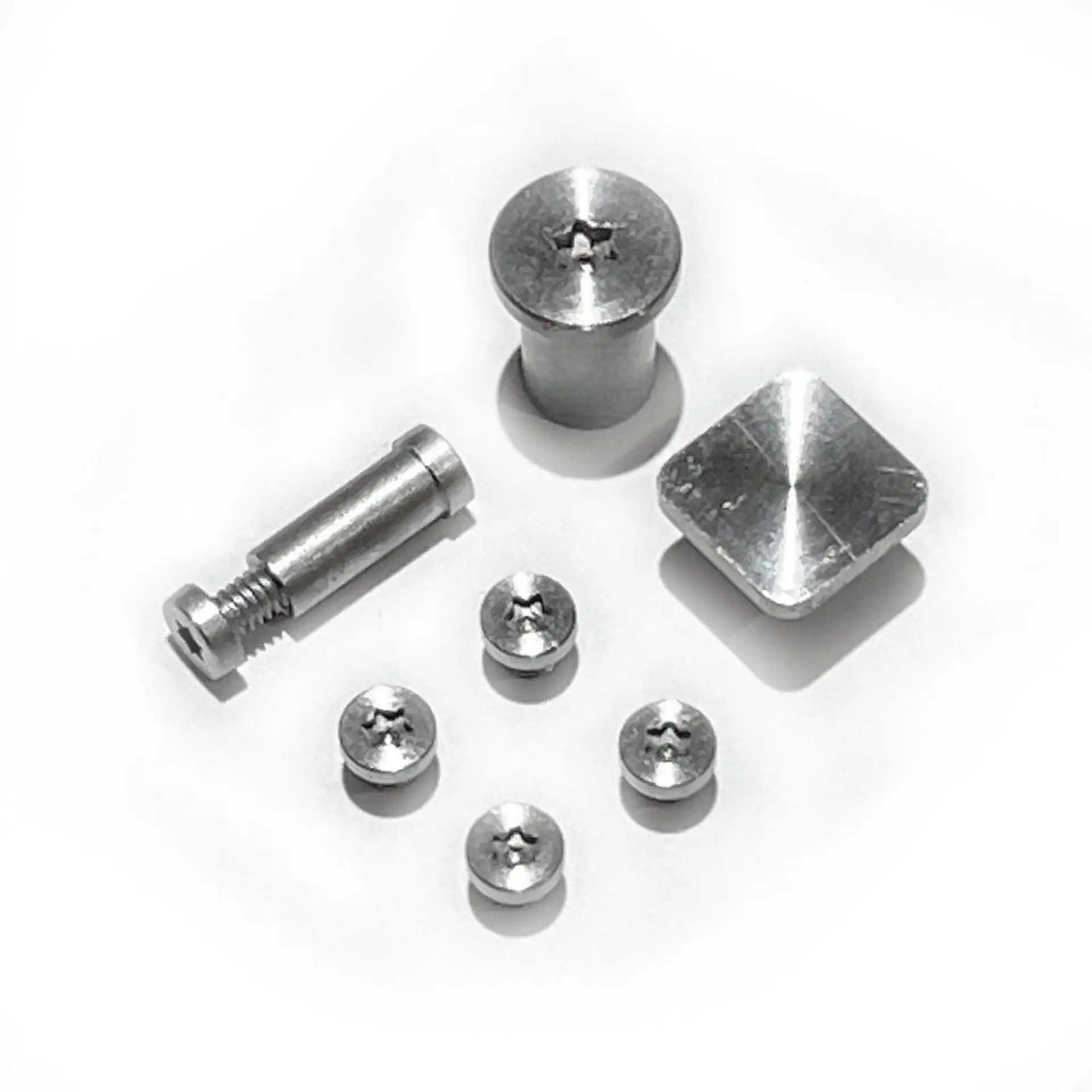 8-Piece SILVER Replacement Screw Kit (TiRant® RAZOR V1, V2, V3)